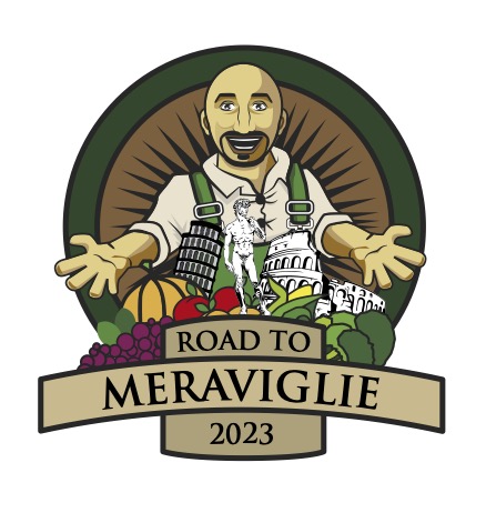 In viaggio con Stefano Bini Road to Meraviglie 2023 - Logo