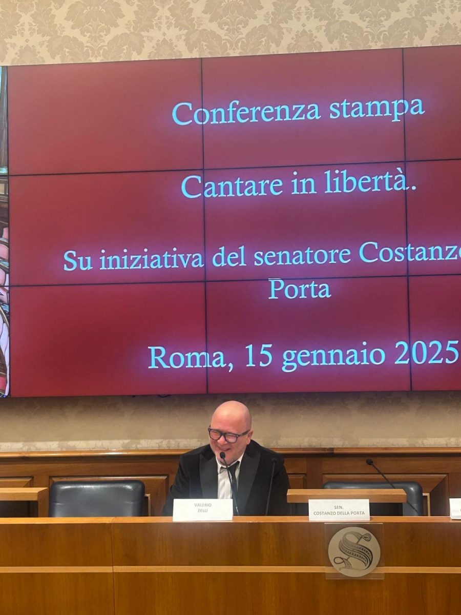 Valerio Zelli: "Cantare in Libertà" - Comunicato Stampa 1