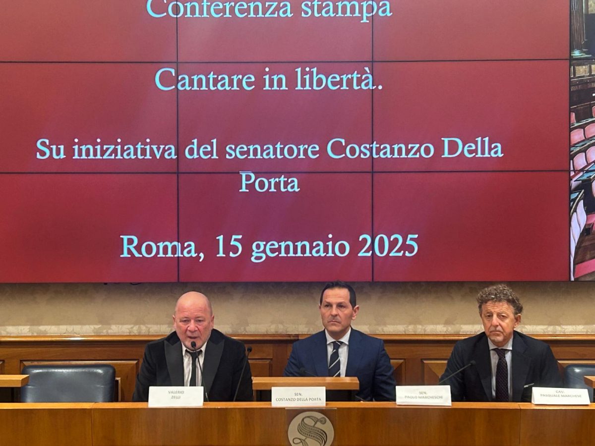Valerio Zelli: "Cantare in Libertà" - Comunicato Stampa